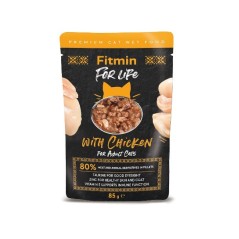 Fitmin For Life Cat Pouch Adult Chicken 85g /saszetka