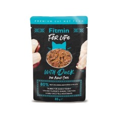 Fitmin For Life Cat Pouch Adult Duck 85g /saszetka