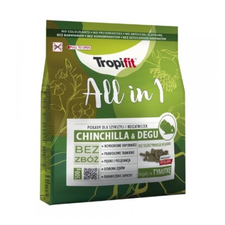 TROPIFIT ALL IN 1 CHINCHILLA&DEGU 500G