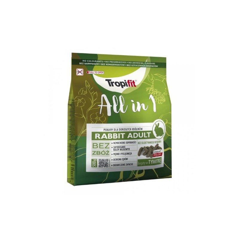 TROPIFIT ALL IN 1 RABBIT ADULT 500G