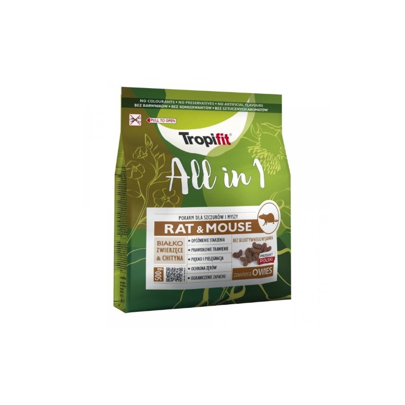 TROPIFIT ALL IN 1 RAT & MOUSE 500G