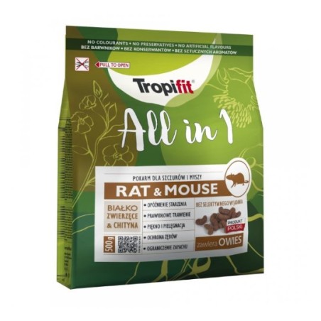 TROPIFIT ALL IN 1 RAT & MOUSE 500G