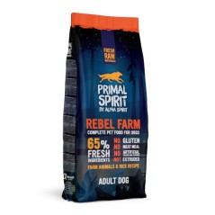 Alpha Spirit Primal Spirit Rebel Farm 65% 12kg - karma dla psa