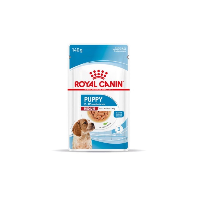 Royal Canin Medium Puppy - karma mokra dla szczeniąt średnich ras 140g