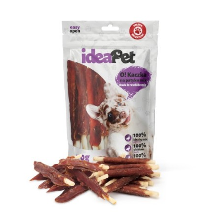 IdeaPet Kaczka na patyku mix 70g