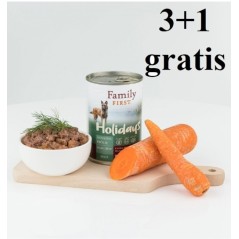 Family First Karma mokra dla psa Holidays duoprotein Jagnięcina/królik/marchew adult-400g