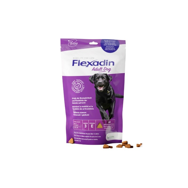 Vetoquinol Flexadin Adult Dog 60 kęsów