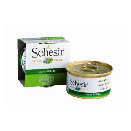 Schesir (kot) - puszka 85g - Filety z kurczaka w galarecie