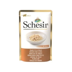 Schesir (kot) - saszetka 85g - Cienkie paseczki kurczaka w sosie