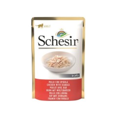 Schesir (kot) - saszetka 85g - Filety z kurczaka z okoniem