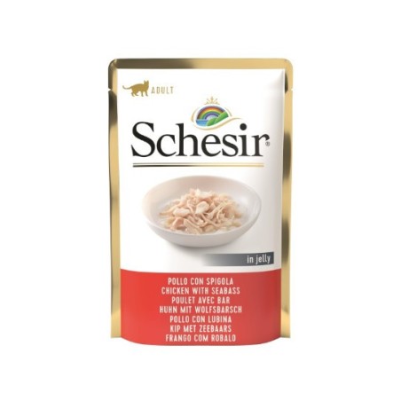 Schesir (kot) - saszetka 85g - Filety z kurczaka z okoniem