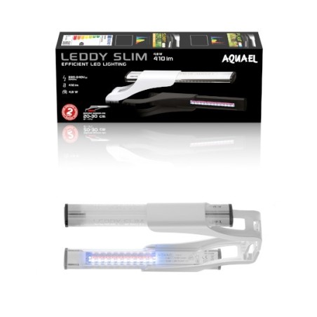 AQUAEL Lampa ledowa  LEDDY SLIM 4,8W PLANT BIAŁY