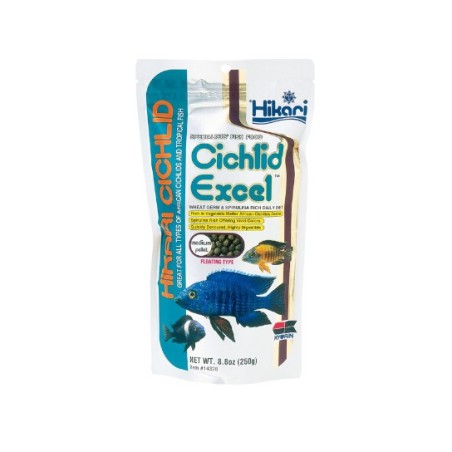 HIKARI CICHLID EXCEL MEDIUM 250G pokarm dla ryb roślinożernych