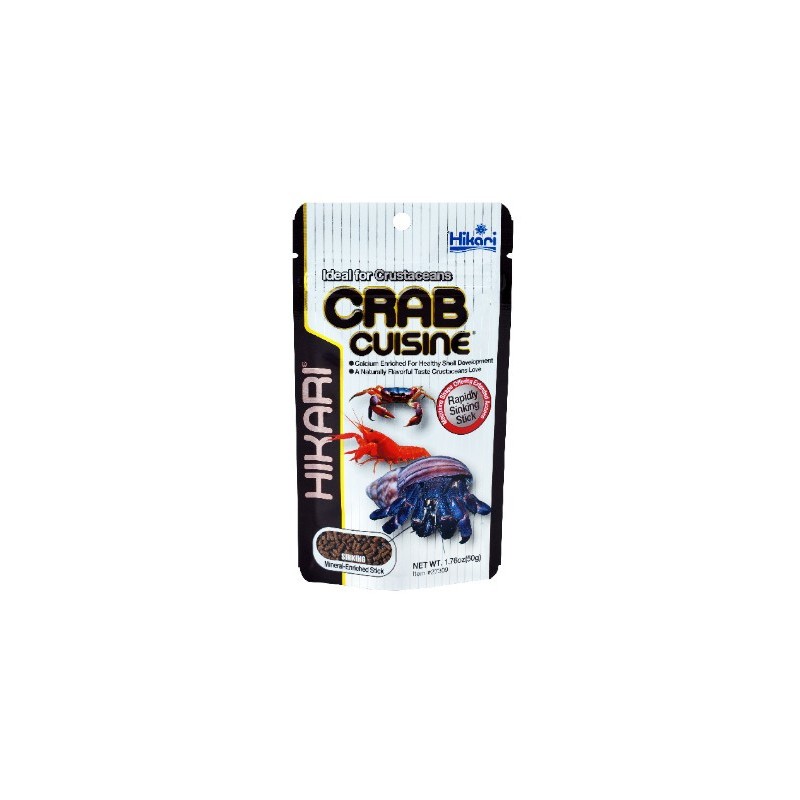 HIKARI CRAB CUISINE 50G Granulat dla skorupiaków morskich i słodkowodnych