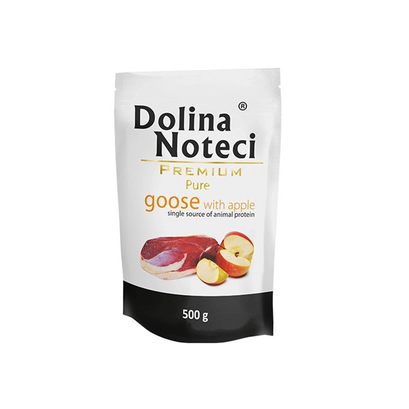 Dolina Noteci Premium PURE Gęś z jabłkiem 500g - saszetka