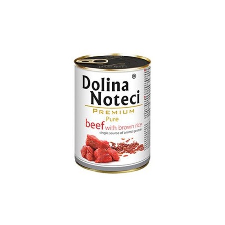 Dolina Noteci Premium PURE Wołowina z brązowym ryżem - puszka