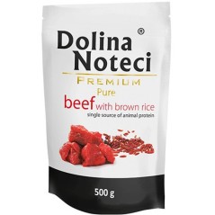 Dolina Noteci Premium PURE Wołowina z brązowym ryżem - saszetka