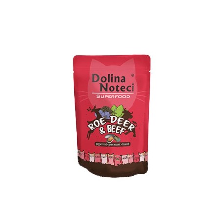 Dolina Noteci Superfood kot - sarna/wołowina 85g saszetka