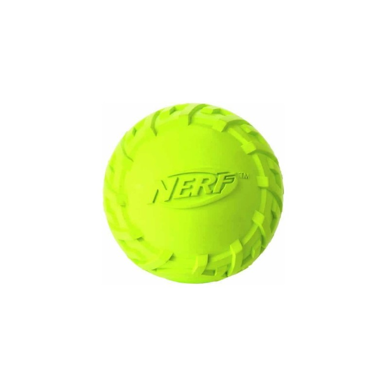 Nerf Piłka gumowa NERF z bieżnikiem dla psa, piszcząca, 5,7 x 6,2 x 6,2 cm