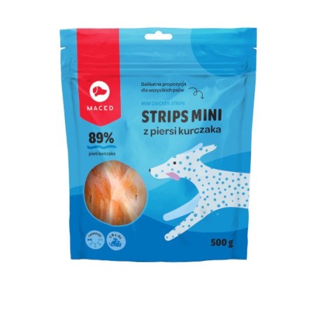 Maced Strips mini z piersi kurczaka 500g