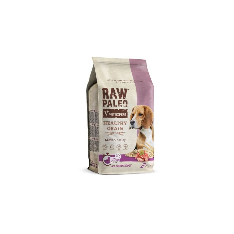 Vet Expert Raw Paleo Healthy Grain Adult Lamb 2kg - sucha karma z jagnięciną dla psów dorosłych