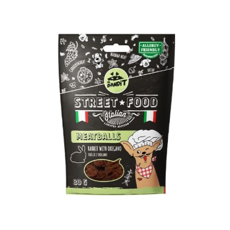 Vet Expert Mr. BANDIT Street Food Meatballs rabbit + oregano - przysmak dla psa