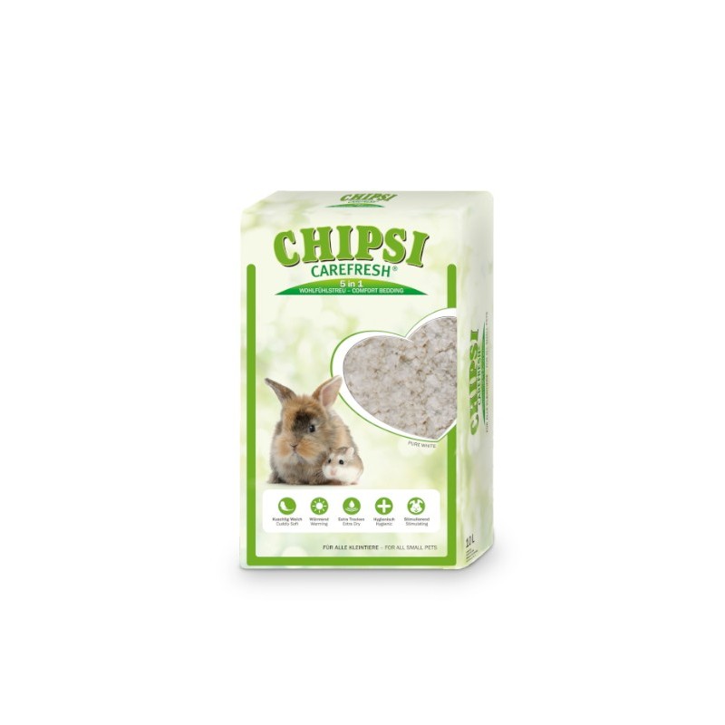 JRS Chipsy CareFresh Pure White 10L - ściółka dla gryzoni i królików