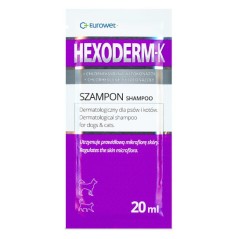 Eurowet  Hexoderm K-szampon z ketokonazolem dla psów i kotów 200ml