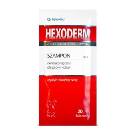 Eurowet  Hexoderm- szampondla psa i kota