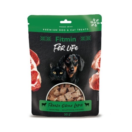 Fitmin Freeze dried lamb 30g - przysmak mięsny dla psów i kotów jagnięcina