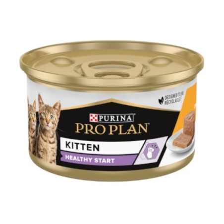 Purina Pro Plan Kitten - karma mokra dla kociąt/mus z kurczakiem 85g