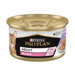 Purina Pro Plan Delicate Adult - karma mokra/mus bogaty w indyka 85g