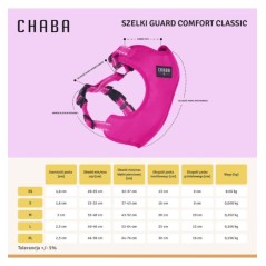 Chaba szelki guard comfort classic dla psa - fuksja