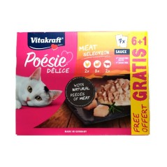 Viakraft Poesie Delice meat selection 6 saszetek 85g + 1 gratis