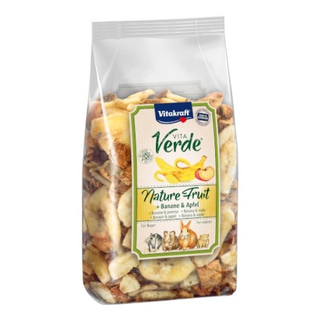 Vitakraft Vita Verde Nature Fruit 100g - suszony banan z jabłkiem dla gryzoni