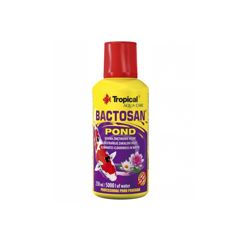 Tropical Bactosan Pond 250 ml - preparat usuwający zmętnienie wody w oczku wodnym