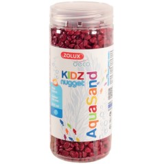 Zolux Aquasand KIDZ Nugget 500ml - żwirek czerwony do akwarium