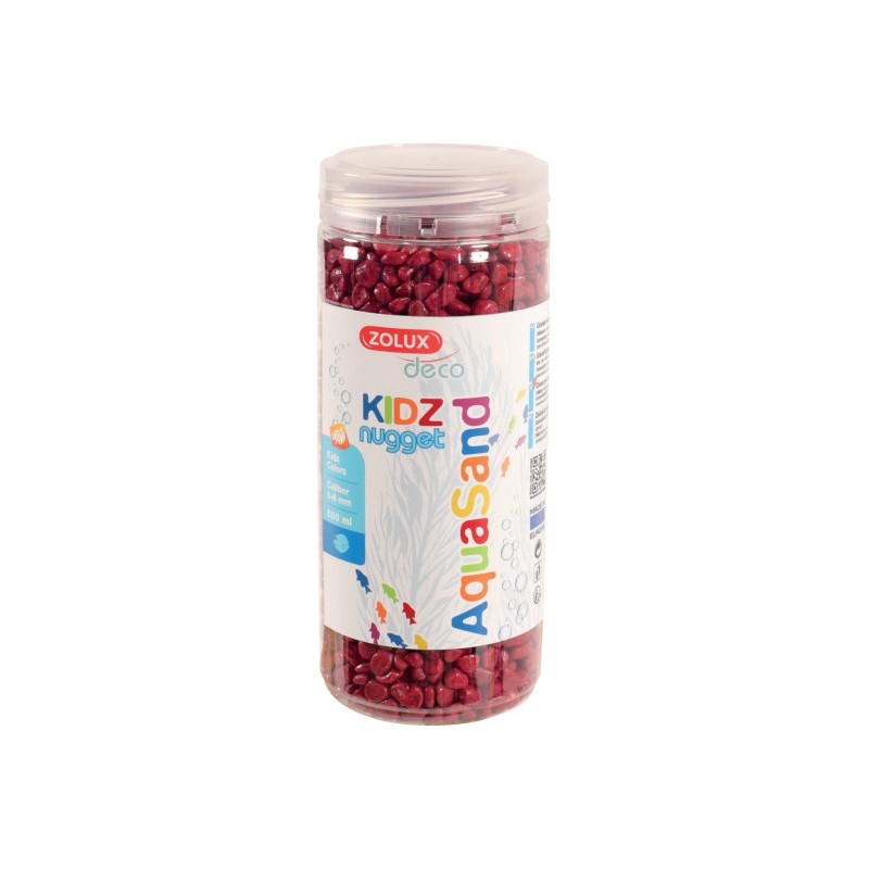 Zolux Aquasand KIDZ Nugget 500ml - żwirek czerwony do akwarium