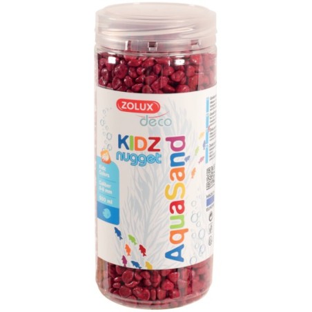 Zolux Aquasand KIDZ Nugget 500ml - żwirek czerwony do akwarium