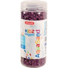 Zolux Aquasand KIDZ Nugget 500ml - żwirek fioletowy do akwarium