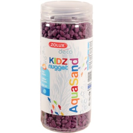 Zolux Aquasand KIDZ Nugget 500ml - żwirek fioletowy do akwarium