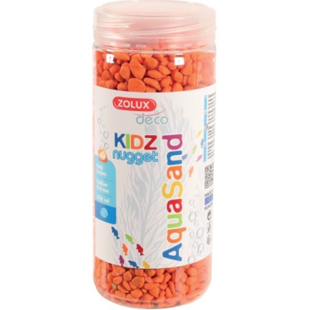 Zolux Aquasand KIDZ Nugget 500ml - żwirek pomarańczowy do akwarium