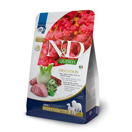 Farmina N&D QUINOA DIGESTION LAMB&FENNEL Adult Dog Medium&Maxi 7kg