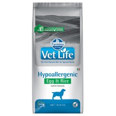 Vet Life Hypoallergenic Egg & Rice Dog