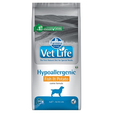 Vet Life Hypoallergenic Fish & Potato Dog