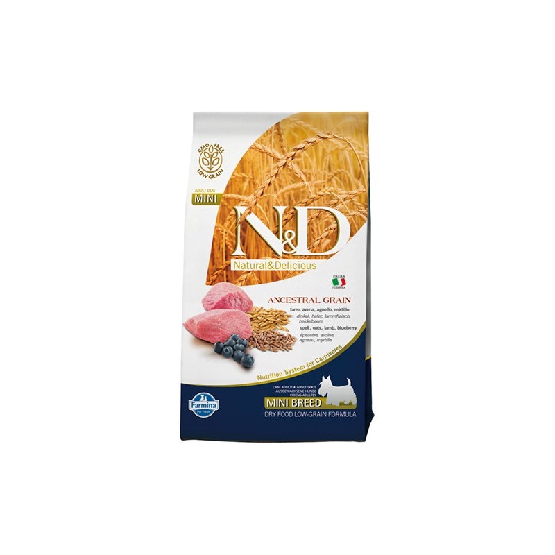 N&D Ancestral Grain Lamb, Spelt, Oats&Blueberry Adult Mini Dog