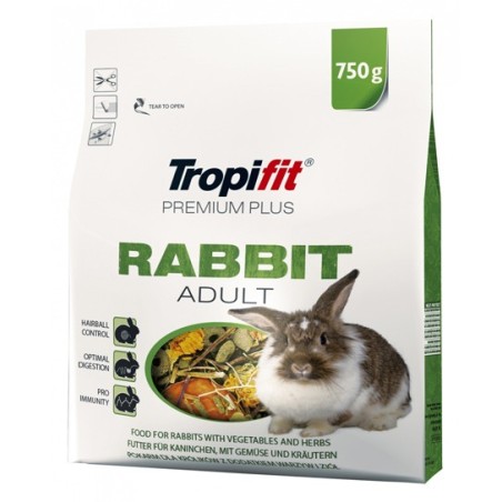 Tropifit Rabbit Adult Premium Plus 750g