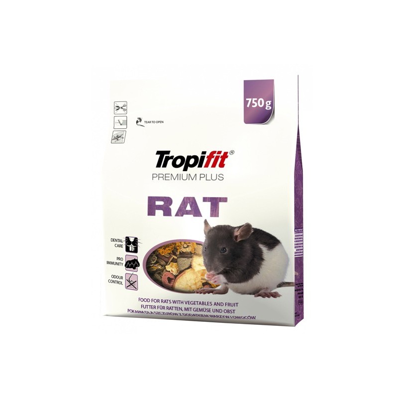 Tropifit Rat Premium Plus 750g - pokarm dla szczurów