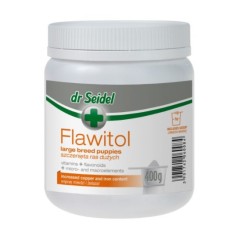 FLAWITOL 400g - dla psów szczeniąt ras dużych (proszek)