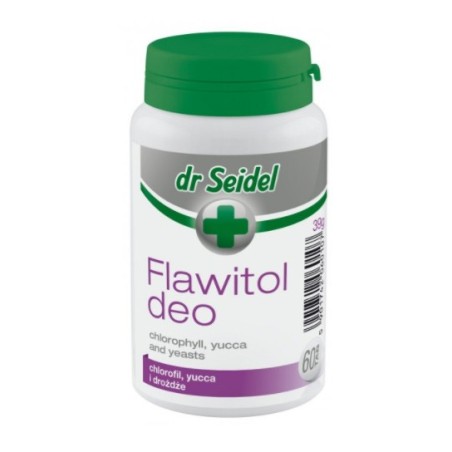 FLAWITOL DEO - z chlorofilem i Yucca Schidigera 60 tab.